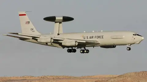Getty Images File image of an E-3 Awac plane