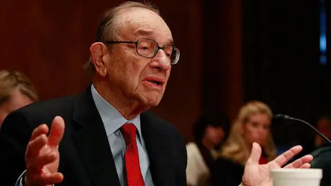 Getty Images Alan Greenspan testifying to Congress in 2009