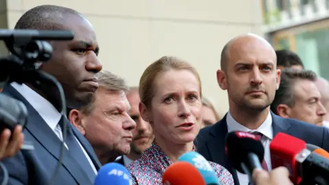 Reuters Germany's Foreign Minister Johann Wadephul, France's Minister for Europe and Foreign Affairs Jean-Noel Barrot, and British Foreign Secretary David Lammy stand next to each other speaking to journalists following nuclear talks with Iran in Geneva in June.