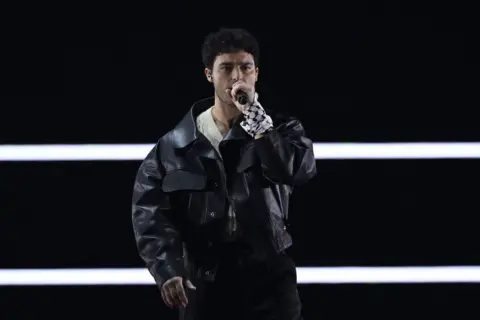 Reuters Eric Saade at the Eurovision Song Contest