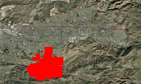 Nasa FIRMS A map showing hotspots detected by Nasa’s Fire Information for Resource Management System over the last 24 hours
