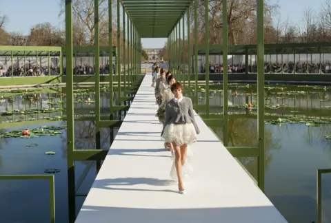 Victor VIRGILE/Gamma-Rapho via Getty Images Models walk the runway during the Christian Dior Ready to Wear Fall/Winter 2026-2027 fashion show as part of Paris Fashion Week on March 03, 2026 in Paris, France. 