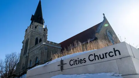 Getty Images An exterior photo of Cities Church in St Paul, Minnesota