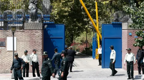 EPA British Embassy in Tehran, Iran, August 23rd 2015