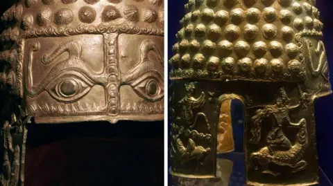 Getty Images A golden helmet