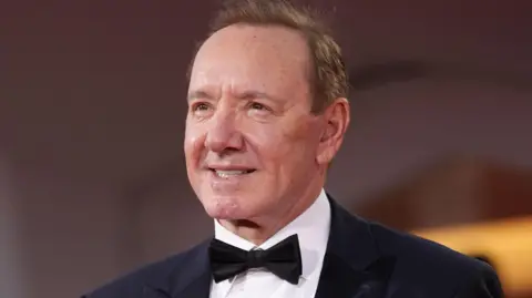 Getty Images Kevin Spacey attends the Filming Italy Venice Award delegation red carpet during the 82nd Venice International Film Festival on August 31, 2025 in Venice, Italy