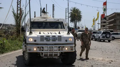 Reuters United Nations Interim Force in Lebanon (UNIFIL) peacekeepers in Lebanon.