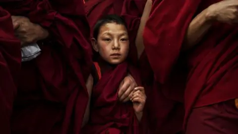 Getty Images A young Tibetan Buddhist Monk