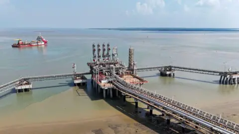 AFP via Getty Images India LNG plant 