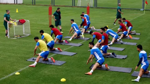 REUTERS/Dilara Senkaya Iran Training - Mardan Sport Complex, Antalya, Turkey - May 19, 2026
Iran players during training 
