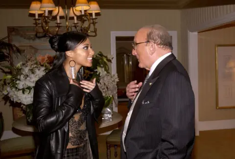 Getty Images Clive Davis and Alicia Keys 