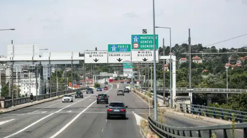 Reuters Ring road at the exit of Lyons metropolitan area in Villeurbanne France on August 2 2024.