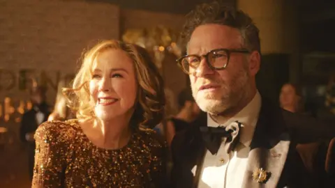 Apple TV Catherine O'Hara and Seth Rogen in The Studio