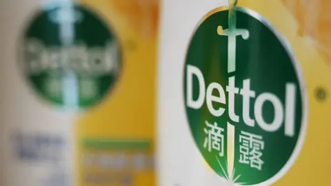 Getty Images A close-up shot of a Dettol product