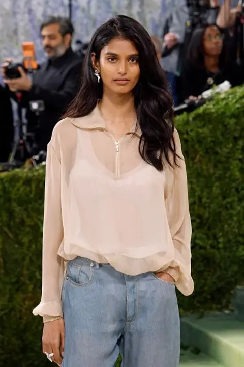 Getty Images Bhavitha Mandava attends the 2026 Met Gala celebrating "Costume Art" at Metropolitan Museum of Art on May 04, 2026 in New York City. 