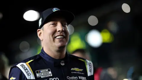 Getty Images Kyle Busch looks on during qualifying for the NASCAR Cup Series Daytona 500 at Daytona International Speedway on February 11, 2026 in Daytona Beach, Florida.