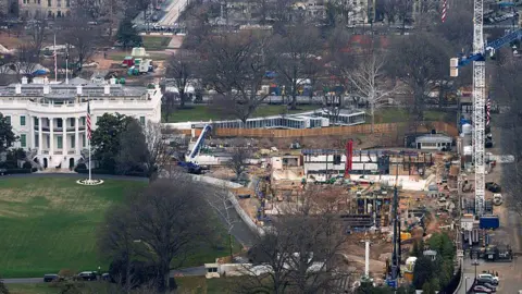 Getty Images Construction at the White House