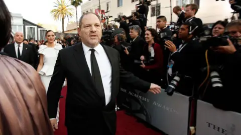Getty Images Film producer Harvey Weinstein walks the red carpet at the 84th Academy Awards at the Hollywood and Highland Center in Los Angeles on 26 February 2012.