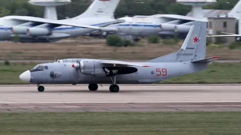 AirTeamImages Russian Air Force Antonov An-26 plane / military aircraft.