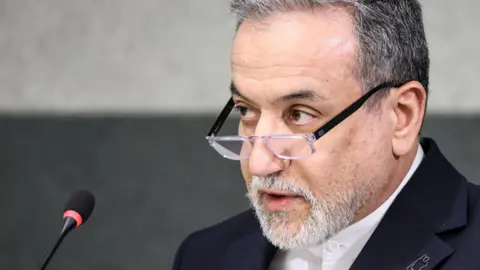 Reuters Iranian Foreign Minister Abbas Araghchi addresses a special session of a conference on disarmament at the United Nations, in Geneva, Switzerland (17 February 2026)