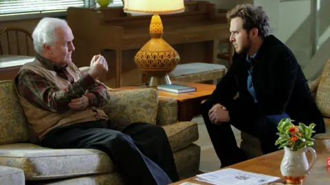 Getty Images James Handy and AJ Buckley in CSI: NY in 2012