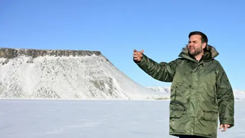Reuters Vice-President JD Vance tours the US military's Pituffik Space Base in Greenland on March 28, 2025