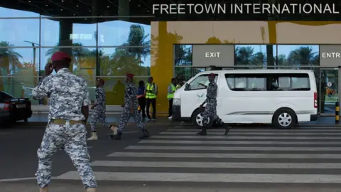 AFP via Getty Images Sierra Leone's international airport