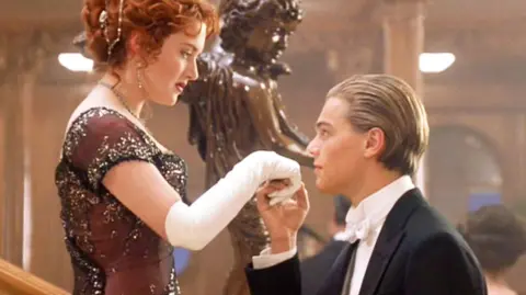 Getty Images Kate Winslet as Rose and Leonardo DiCaprio as Jack in 1997's Titanic