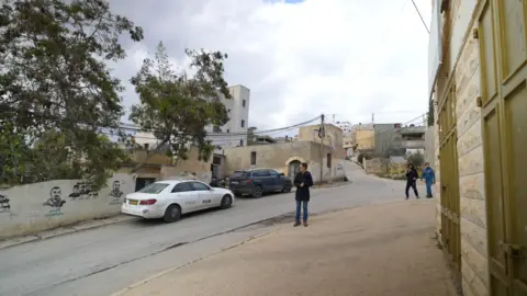 A street in Tammoun, in the Israeli-occupied West Bank