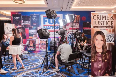 CrimeCon and RenownedPhotos Fox News sets up cameras for its true-crime related shows appearing at CrimeCon