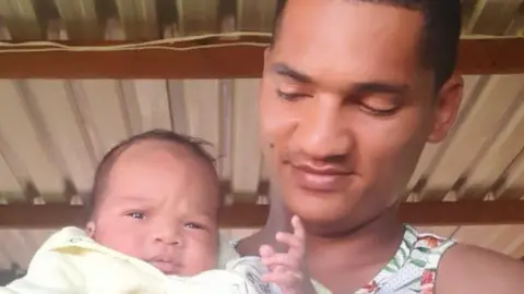 Safers family Delvin Safers with his son Zyar