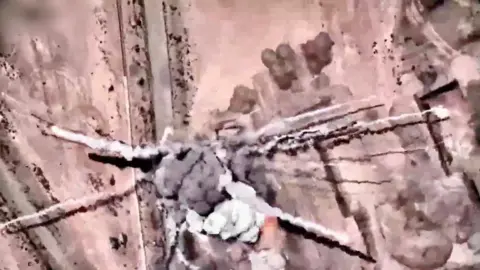 IDF handout via Reuters A screengrab taken from an Israel Defense Forces (IDF) handout video said to show an Israeli air strike on an aerial defence system in Iran (8 June 2026)