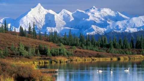 Getty Images File image of a lake and mountains in Alaska