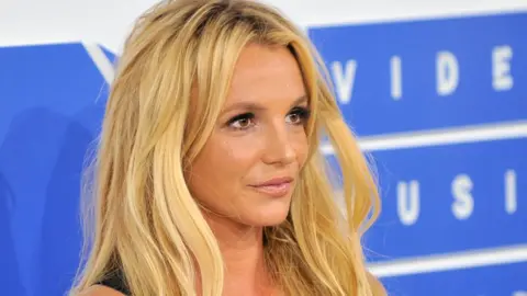 Getty Images Singer Britney Spears arrives at the 2016 MTV Video Music Awards at Madison Square Garden on August 28, 2016 in New York City.