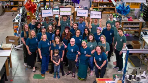 Softstar Shoes Staff at Softstar Shoes in Oregon, who now own their business
