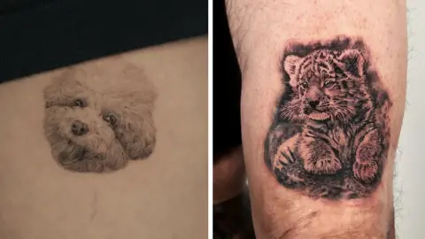 Instagram - Doy (left) and Kali (right) A tattoo by Doy (left) and Kali (right)