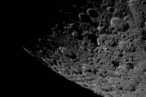 NASA Cratered surface of the Moon