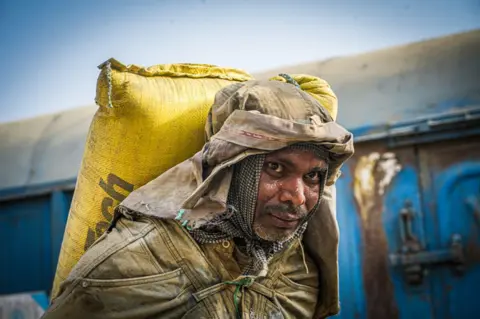 Ankit Srinivas Ram Chandra, a railway worker, in Banda