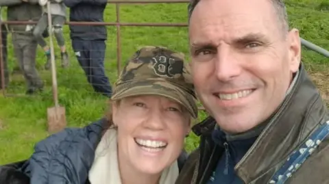 Reuters A selfie of Daniel Duggan and his wife Saffrine Duggan
