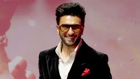 Getty Images Ranveer Singh attends the trailer launch of film 'Dhurandhar' on November 18, 2025 in Mumbai, India