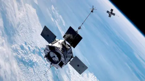 Getty Images An artists' conception of two Van Allen Probes spacecraft in the Van Allen Radiation Belt