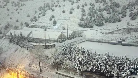 BBC A snow covered part of Tehran