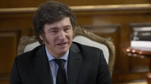 BBC Argentina’s president Javier Milei 