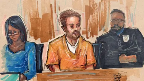 Reuters Cole Tomas Allen, a suspect in the White House Correspondents' Association (WHCA) dinner shooting, sits in the courtroom on 6 May
