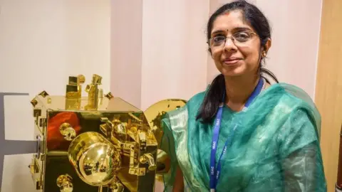 Nandini Harinath at Isro in Bangalore