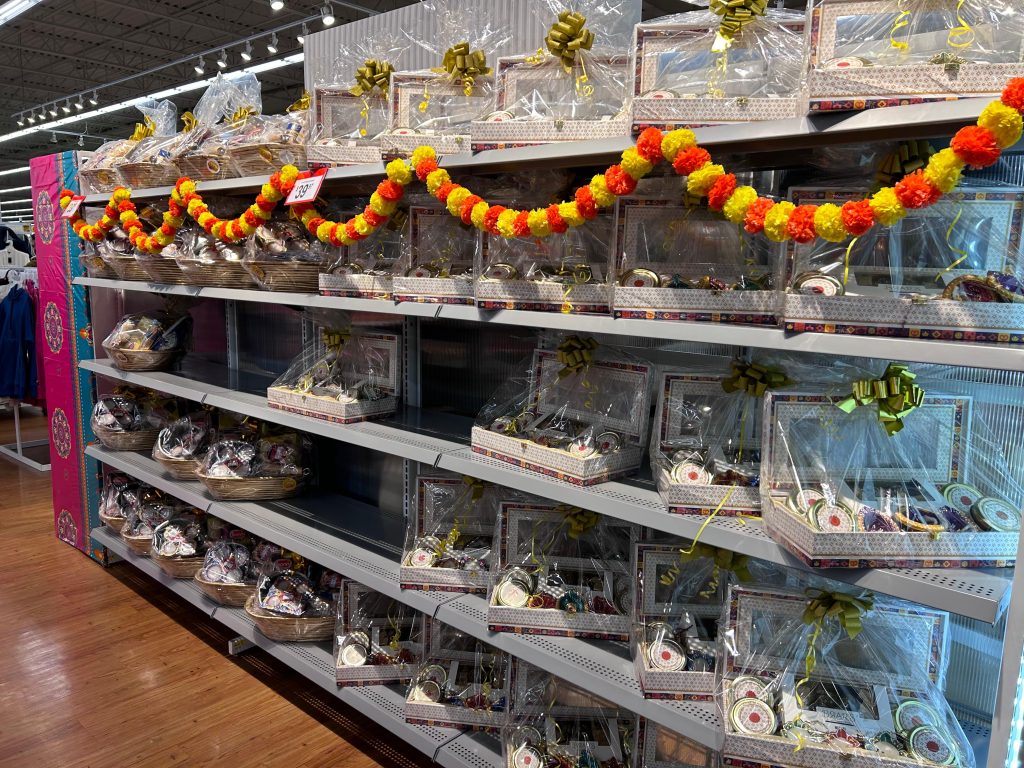 Walmart display of Diwali products. OMNI News