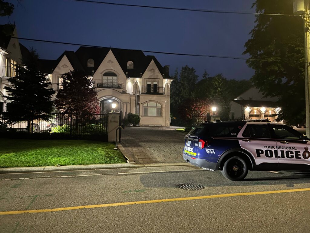 Police investigate a shooting at a home on Lee Avenue near Kennedy Road in Markham on June 26, 2026
