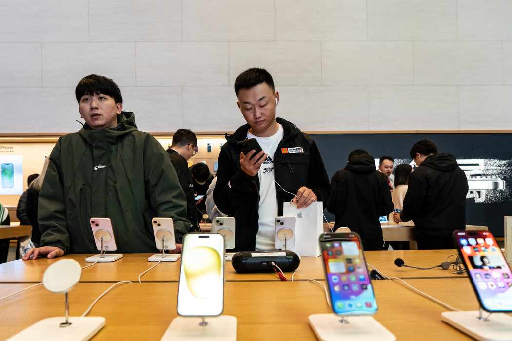 一家專賣店最近開業後,蘋果目前在上海有八家、在中國有57家專賣店。