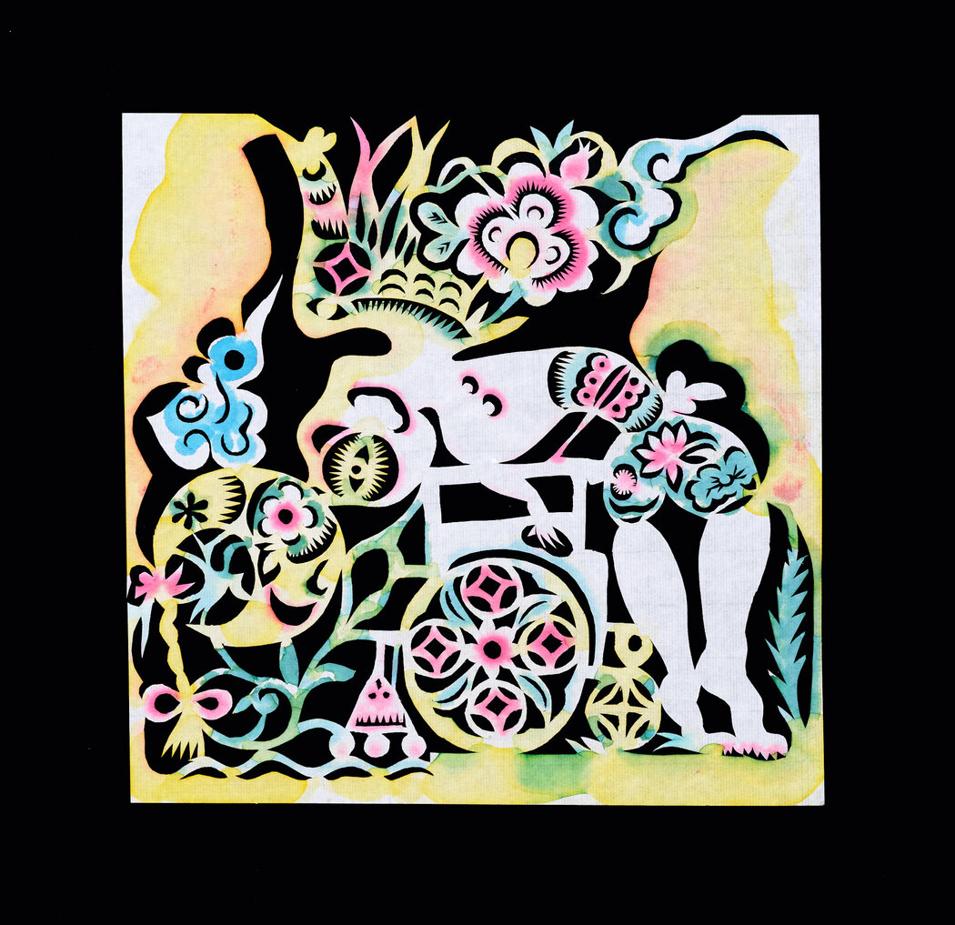 在《望》(2000年)中,西亞蝶描繪了他患有腦癱、無法行走的兒子從輪椅上站起來的情景。