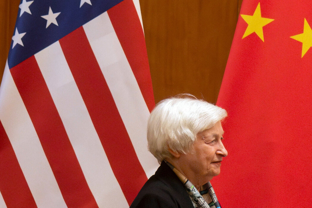 美國財政部長耶倫上週四抵達中國，她將在廣州和北京與官員舉行為期四天的會議。